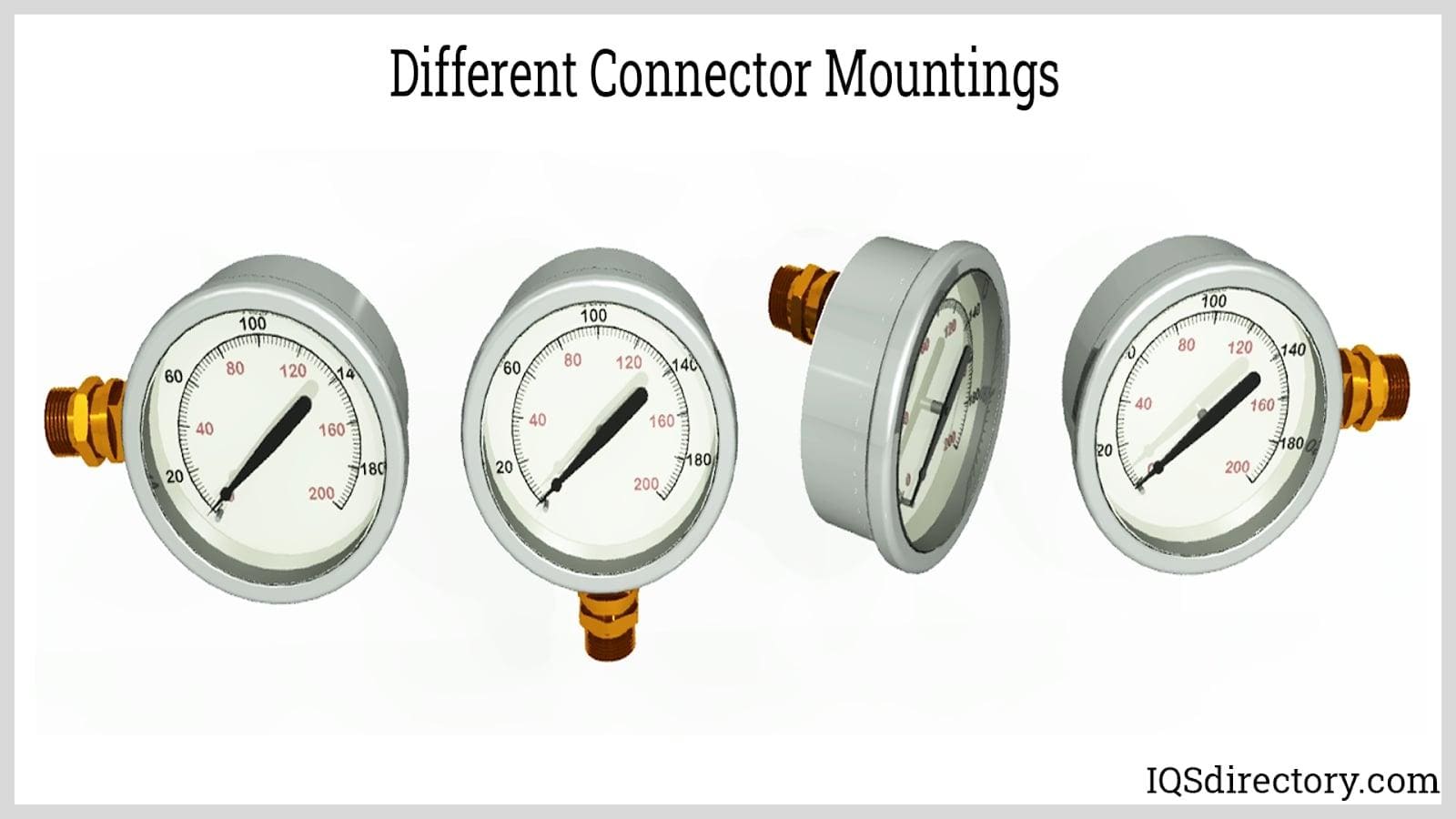 different connector mounting